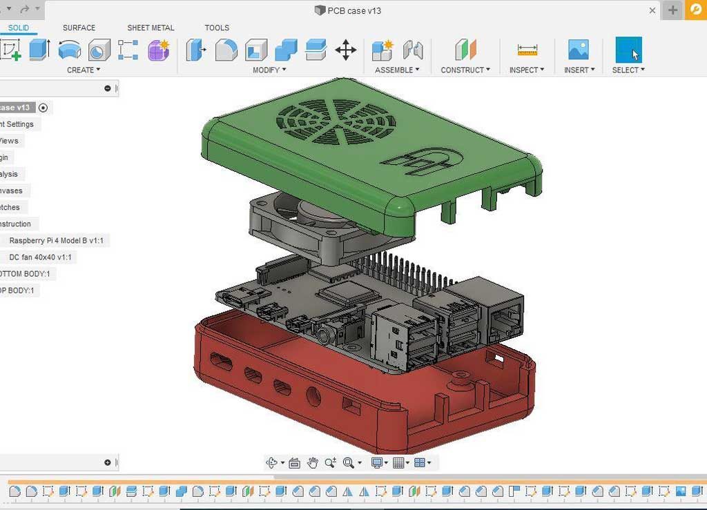 Enclosure design for Raspberry