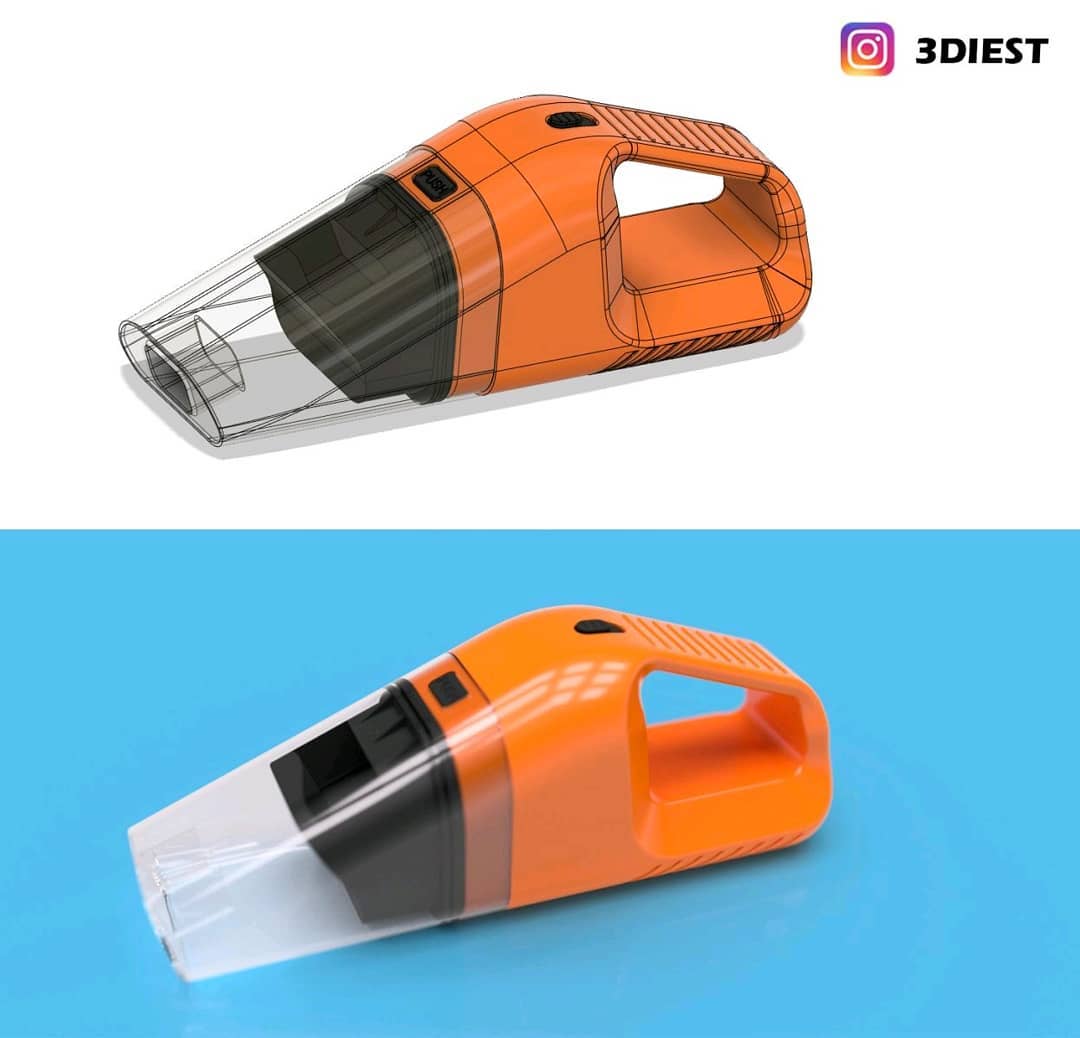 Vacuum Cleaner Concept 3D model