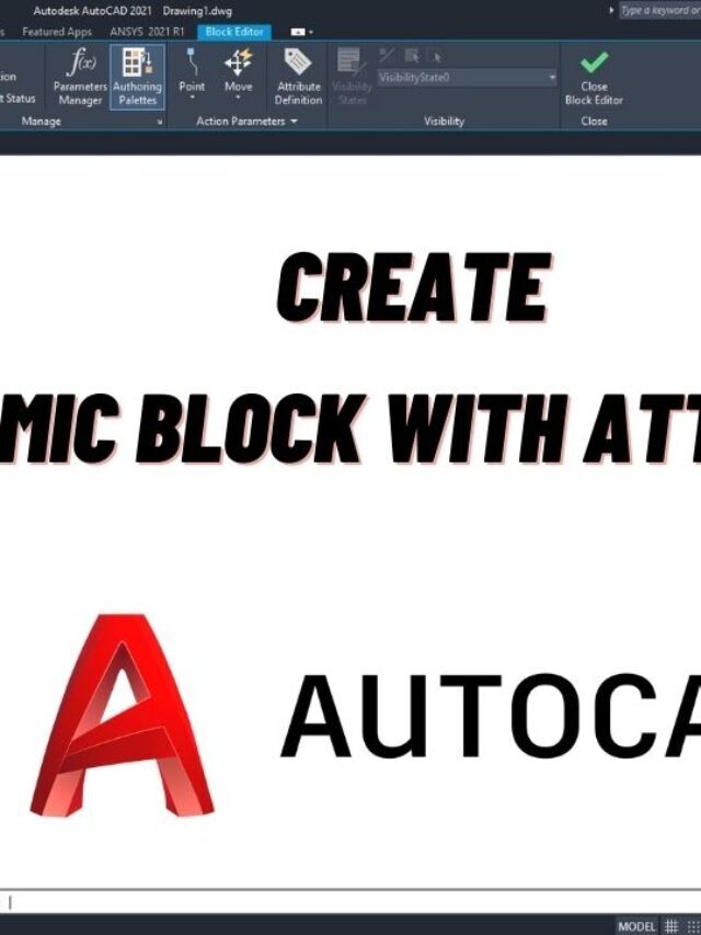 How to create a perfect Dynamic Block in AutoCAD 2021?