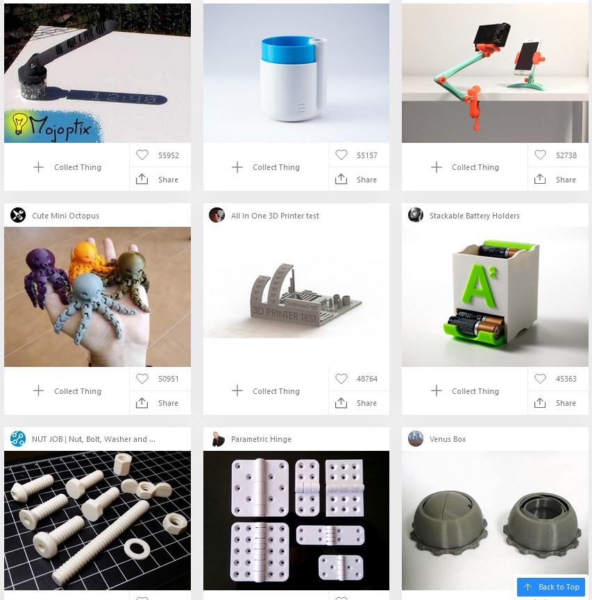 Download free 3D CAD files for 3D printing - 3DIEST