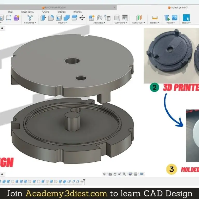 3D printed Silicon Mold